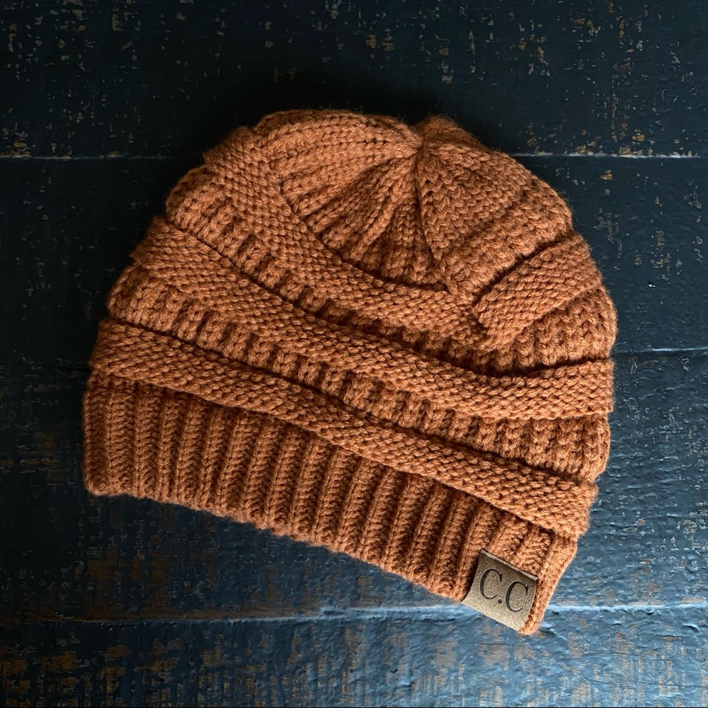 Burnt Orange C.C. Beanie Toboggan